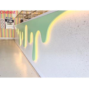 Barra de <span class=keywords><strong>Bar</strong></span> de Superficie Sólida con Diseño Moderno y Estilo Infantil, Ecológica, para Panaderías, Mostrador de Exhibición - Product Image 3