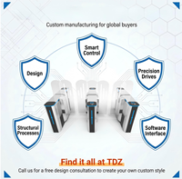 Torniquete Deslizante de Acero Inoxidable 304 Directo de Fábrica, Puerta de Control de Acceso, Barrera de Seguridad, CE ISO OEM ODM, 1 Año de Garantía