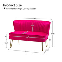 Canapé-lit moderne pliable en tissu, design capitonné, idéal pour salon, hôtel et appartement - Offre Spéciale