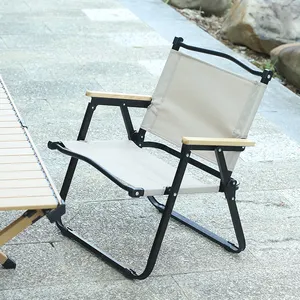 फर्नीचर आउटडोर एल्यूमीनियम पिकनिक अनुकूलित धातु आसान तह आराम पोर्टेबल कुर्सी डेरा डाले हुए कुर्सी