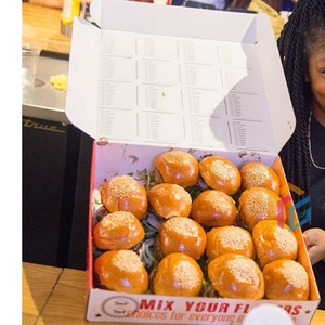 Cajas de Comida para Llevar con Diseño de Logotipo Impreso, Cajas para Sándwiches, Papas Fritas, Comida para Llevar, Cajas para Hamburguesas - Product Image 5