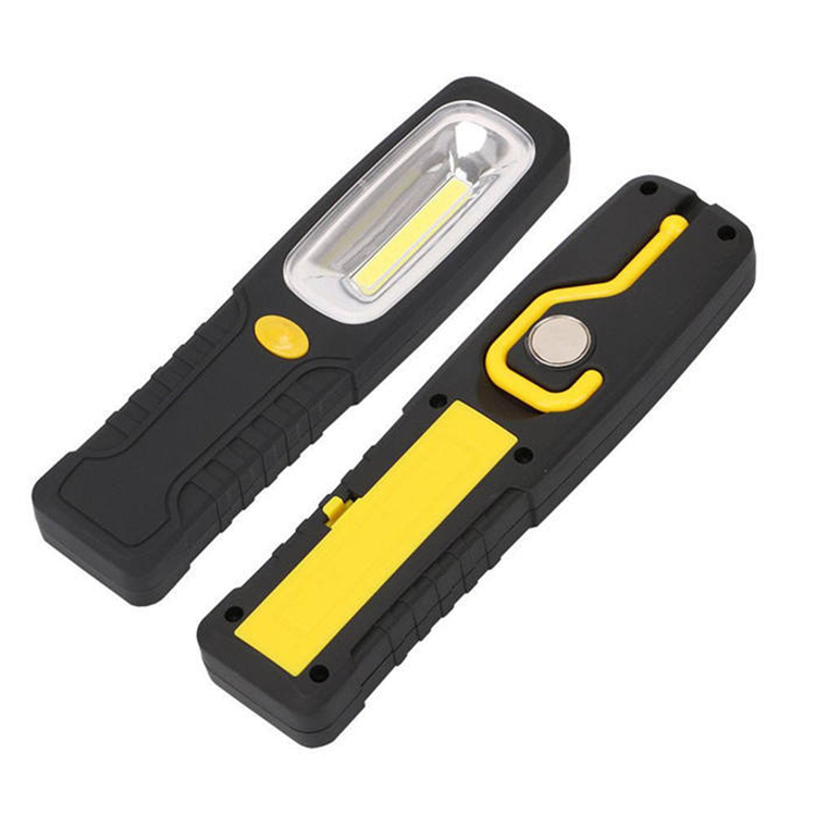 Battery Power Portable 3W COB LED Work Light with Magnetic and Hook