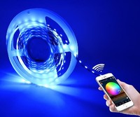 5v 12v vente en gros 5m 10m 20m 5mm rgb décoration avec contrôle sans fil contrôlé par l'application alexa tuya wifi pour tv smart led bande lumineuse