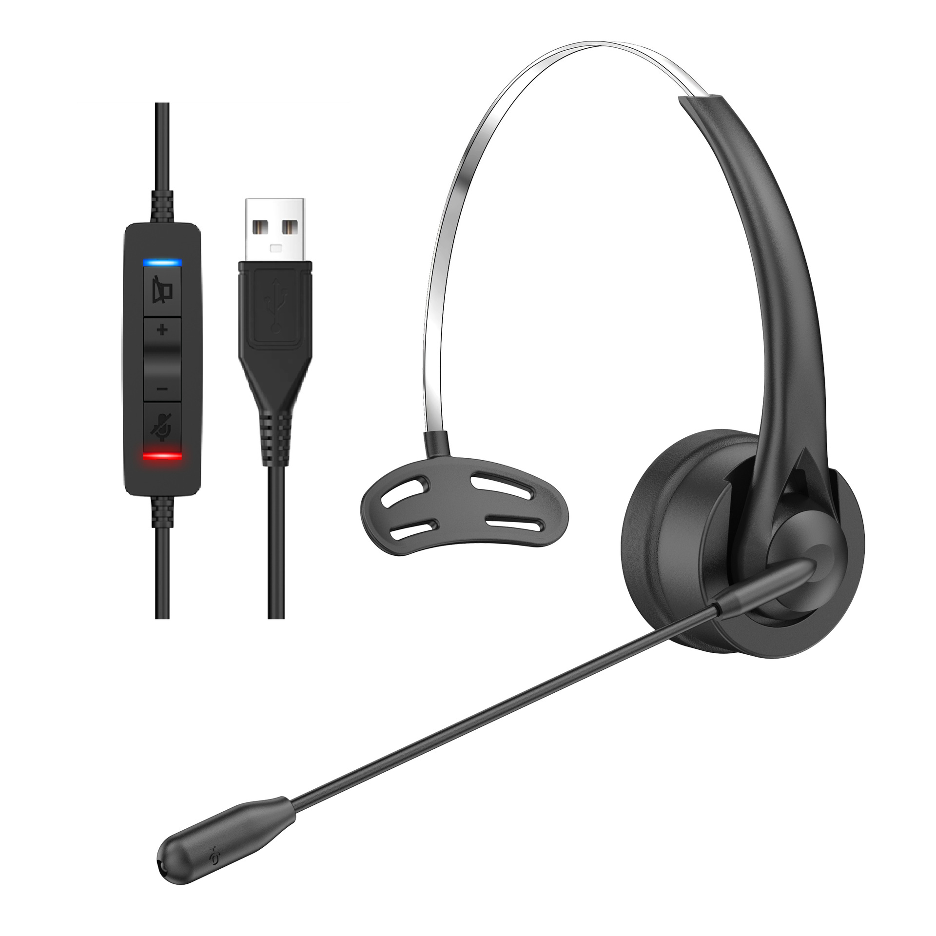 Oy131 new model case-wired usb-noise-canceling mute audio adjustment