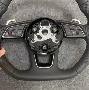 Volant en cuir JIANSHAN pour <span class=keywords><strong>Audi</strong></span> S3/S4/S5/S6/S7/<span class=keywords><strong>S8</strong></span>/A3/A4/A5/A6/A7/A8/D4 - 3 branches, modèle CWH6767, 40 mm de diamètre - Product Image 6