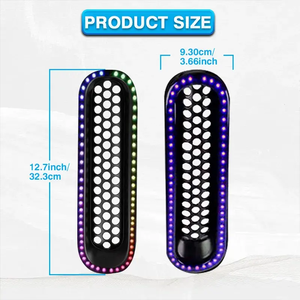 Lumière de Grille clignotante encastrée avec télécommande, 7x insertion de Grille avant, lumière de Grille <span class=keywords><strong>LED</strong></span> rvb pour <span class=keywords><strong>Jeep</strong></span> <span class=keywords><strong>Wrangler</strong></span> <span class=keywords><strong>JK</strong></span> - Product Image 2