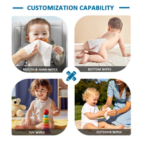 Lingettes jetables en bambou biologique non tissé, personnalisables avec logo, pour bébés, nouveau-nés, nettoyage des mains, de la bouche et usage domestique/extérieur – Vente en gros