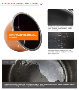 TI merommercial ressure ooooker REE Arts ooice ooker luminum inum lumtaintaintainless teteel leclectric <span class=keywords><strong>8</strong></span> ITER upport 220 - Product Image 3