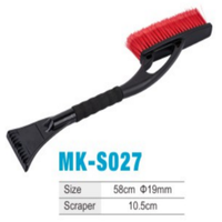 Brosse à neige pour voiture MK-S027 58 cm avec poignée ergonomique et grattoir à glace, outil de dégivrage durable pour pare-brise d'hiver pour véhicule