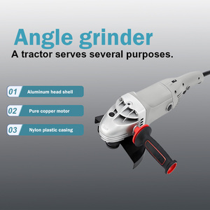 Amoladora Angular Eléctrica Santwell SSG-LU-1015 con Interruptor Deslizante para Uso Industrial y Bricolaje, Acondicionamiento y Pulido de Superficies - Product Image 2