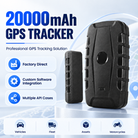 Traceur GPS rechargeable 20000 mAh avec support magnétique puissant, localisation en temps réel, alarme anti-déranglement, suivi d'actifs et de véhicules