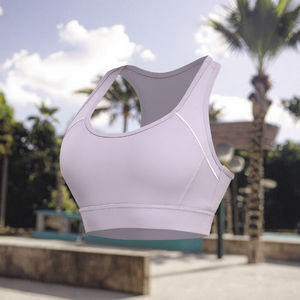 Sujetador Deportivo Simple Personalizable Directo de Fábrica LULU, Transpirable, de Alto Impacto, Sin Costuras, para Entrenamiento, Fitness, Yoga, Top Corto - Product Image 2