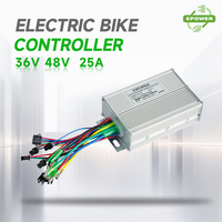 Contrôleur de vélo électrique 25 ampères 48v de qualité supérieure, directement de l'usine, moteur 48v
