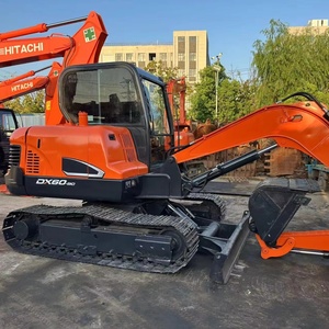 รถขุดขนาดเล็ก Doosan DX60 มือสอง 6 ตัน สภาพใหม่เกือบเหมือนใหม่ คุณภาพสูง เหมาะสำหรับงานก่อสร้างขนาดเล็ก - Product Image 1