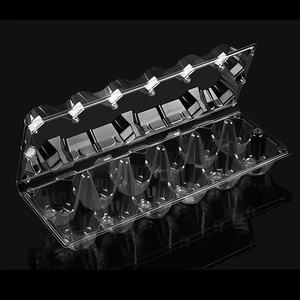 ถาดพลาสติกใสเกี๊ยวอาหารแช่แข็งทำจากพลาสติก PP แบบขึ้นรูปด้วยอุณหภูมิเกรดอาหาร - Product Image 6