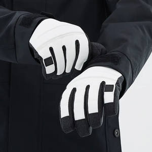 Gants de ski en cuir personnalisés, mitaines imperméables <span class=keywords><strong>et</strong></span> isolées, gants de ski en cuir, manopla esqui cuero amarillo - Product Image 3