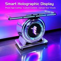 Mesa de DJ Triangular Invertida de Hierro Forjado de 1.2m con Logotipo Personalizado, Podio de Discoteca con Luces LED RGB, Soporte de Escenario con Ruedas Silenciosas, Directo de Fábrica