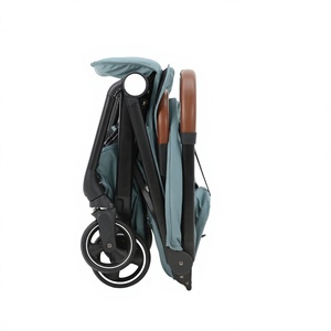 <span class=keywords><strong>Poussette</strong></span> de <span class=keywords><strong>voyage</strong></span> <span class=keywords><strong>ultra</strong></span> compacte et légère en alliage d'aluminium et tissu, pliage à une main, certifiée EN1888-2, capacité de charge de 22 kg - Product Image 6