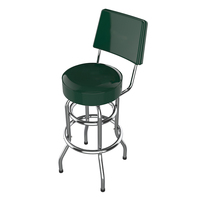 Tabouret de bar moderne en métal avec surface anti-rayures, structure de support stable pour usage commercial dans les bars à domicile, les salles à manger et les espaces de loisirs