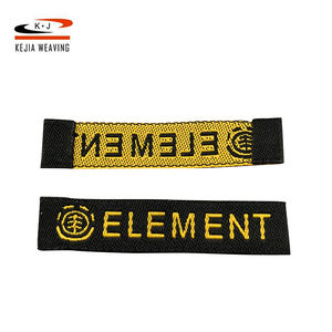 <span class=keywords><strong>Etiquetas</strong></span> de tela damasco tejidas a máquina con logotipo de marca famosa personalizadas al por mayor <span class=keywords><strong>sin</strong></span> MOQ - Product Image 6