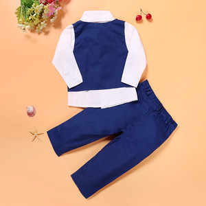2025 Mùa Xuân 4Pcs Cậu Bé Quần Áo Quý Ông Đặt Kid Quần Áo Blazer Áo Sơ Mi Phù Hợp Với Thiết Lập Cho 2-7 Năm Chàng Trai - Product Image 3