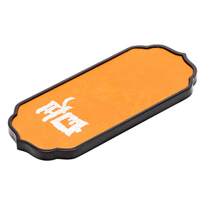 <b>Tea</b> <b>Tray</b> Set With Teapot Holder And Cups For Dry Brewing Home Use Elegant Chinese Style Orange Mat Dehua Origin - Product Image 5