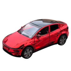 Modèle réduit JY 1:32 en métal moulé sous pression pour voiture Model <span class=keywords><strong>Y</strong></span> avec son et lumière, 6 portes ouvrables, jouet en matériaux écologiques - Product Image 3