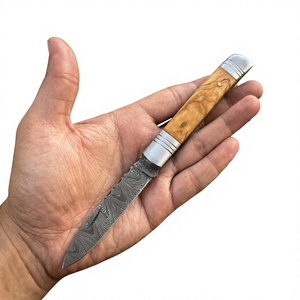 มีดพับ RAJPUT KNIVES เหล็กดามัสกัส ด้ามไม้ คุณภาพสูง อเนกประสงค์ ระดับอุตสาหกรรม รับประกัน 3 ปี - Product Image 3