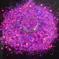 Fournitures de décoration pour fête de Noël, mélange de paillettes holographiques en vrac pour gobelets, corps et décoration d'ongles
