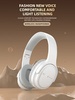 Casque sans fil pliable M15 OEM pour ordinateur de jeu, circum-auriculaire, étanche IPX3 pour aviation et téléphone portable