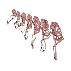 Venta directa de fábrica Plástico Ajustable Moda Mascota Anti-mordedura Hombre Lobo Perro Bozal Boca Cubierta Para Perros Mascota Perro Bozal Seguro - Product Image 4