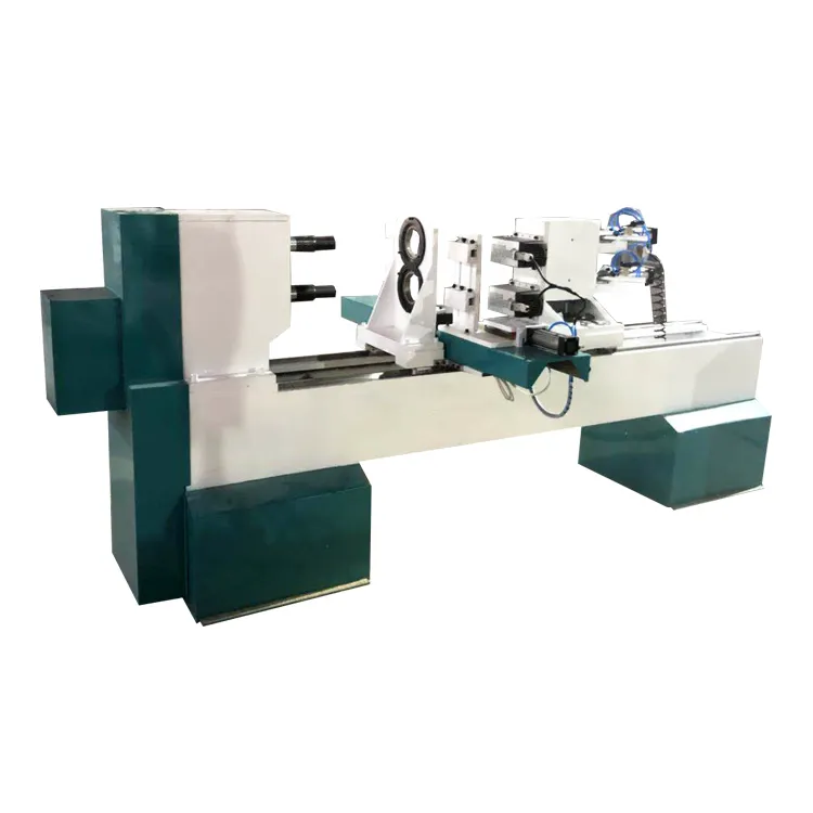 Desktop cnc lathe/woodworking machine/baseball bat cnc wood turning lathe