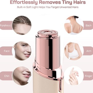 Épilateur avec lumière LED, rasoir électrique rechargeable pour le visage, tondeuse à poils du visage pour femmes - Product Image 6