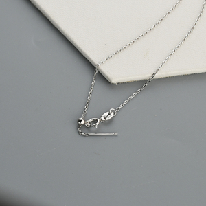 SS211 Gold Plated Drilled Birthstone Stone Moonstone Aquamarine Healing Crystal Silver Necklace - Product Image 6