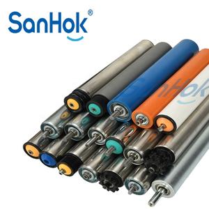 Rulo tabla konveyör için çinko kaplama karbon çelik yaylı konveyör silindirleri - Product Image 4