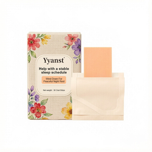 Tiras Orales Disolubles para Dormir Tranquilamente, con Diseño Floral Vintage en Cartulina, 30 Unidades Individuales (OEM/ODM) - Product Image 1