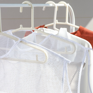 <b>Pillow</b> Drying Net Bag Rectangle Non Woven Fabric Hook Type For Outdoor Use - Product Image 2