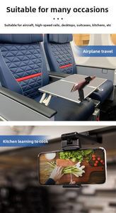 Support de téléphone pour tablette de voyage réglable à 360 degrés, support de téléphone pour siège d'avion, support de téléphone portable pivotant pour siège d'avion - Product Image 5