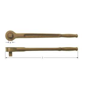 AMPCO-Cliquet CE5000A, bronze aluminium (métrique)-EAN 7630027446920 CLIQUET, DOUILLES ET DOUILLES À CHOCS - Product Image 1