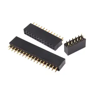 2.0MM Pin Header PCB Board DIP female header Connector Gold plated and high temperature resistant