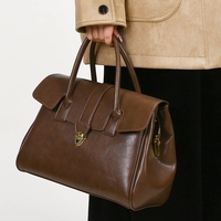 Sacs fourre-tout décontractés de luxe vintage pour femmes, grande capacité, avec poignée supérieure, pour usage quotidien, à rabat brodé, vente en gros