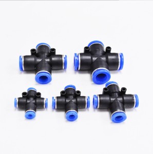 PKG Series 5 Way Triple Branch Plastic <span class=keywords><strong>Vacuum</strong></span> <span class=keywords><strong>Manifold</strong></span> Pneumatic Air Tube Connector Pipe <span class=keywords><strong>Fitting</strong></span> - Product Image 2