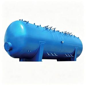 Réservoir séparateur à pression bleu en acier au carbone et acier inoxydable 0,6 MPa Conception ASME pour évaluation sur site Industriel REMEYA - Product Image 1