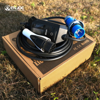 6-32A Courant Réglable 3.5kW 7kW 11kw AC Home Portable EV Chargeur Type 2 Chargeur de voiture électrique