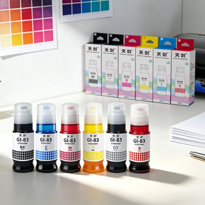 Bouteille d'encre compatible <span class=keywords><strong>Canon</strong></span> GI-83 pour imprimante G580 G680, <span class=keywords><strong>r</strong></span>éservoir d'encre pour impression photo, fournitures d'impression professionnelles pour la maison et le bureau - Product Image 1