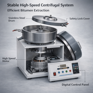 Extrator Centrífugo de Asfalto para Laboratório, Máquina de Extração de Betume para Teste de Conteúdo de Asfalto - Product Image 4