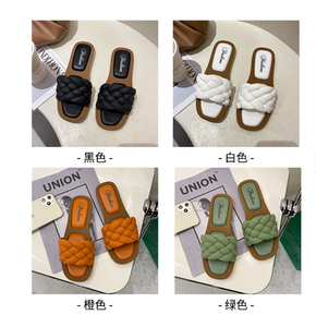 Sandalias Casuales de Cuero Genuino para Mujer, Modelo 2025, Sandalias Planas, Pantuflas de Verano, Cómodas para Exteriores y Playa, con Entresuela de TPU - Product Image 6