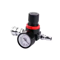 Régulateur de pression d'air pneumatique AR2000-02 avec manomètre, régulateur d'air comprimé réglable de 1/4 pouce pour l'automatisation