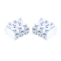 Connecteur de câblage à 3 pôles ING 863, 2,5 mm², bornier à ressort sans vis, homologué KEMA ENEC CE