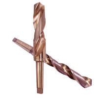 Forets hélicoïdaux HSS M35 Co 44-80mm avec tige conique Morse pour percer des outils de fer en acier inoxydable au carbone en métal dur